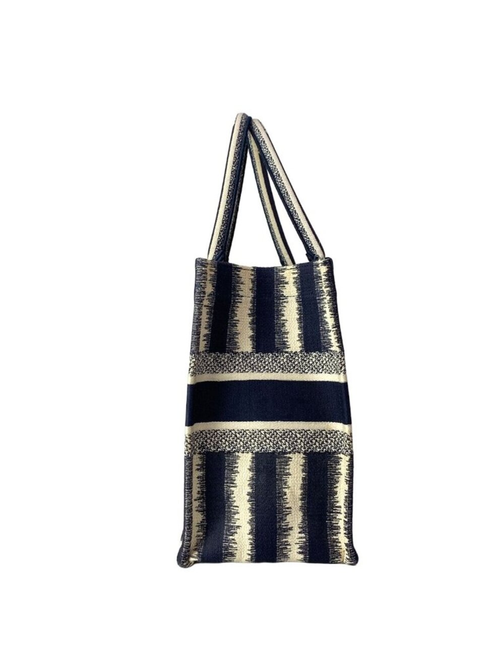 ★SOLD★ Dior Tote Book Vintage Small Navy White - Picture 4 of 15